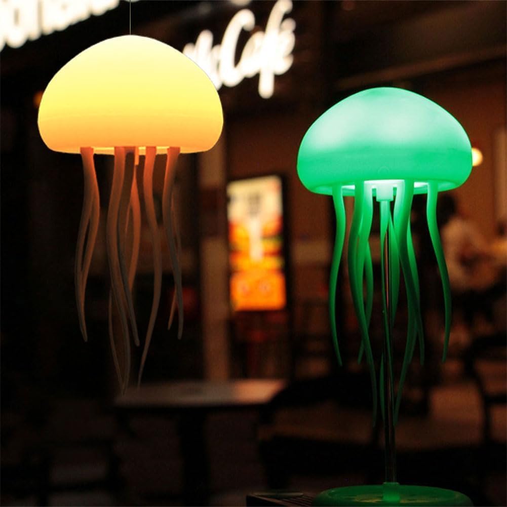 Enchanting Jellyfish Mood Lamp - LED Night Light for Bedside & Desk Decor