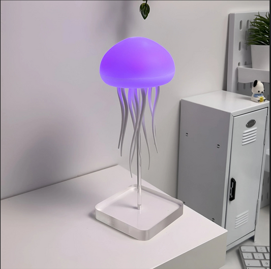 Enchanting Jellyfish Mood Lamp - LED Night Light for Bedside & Desk Decor